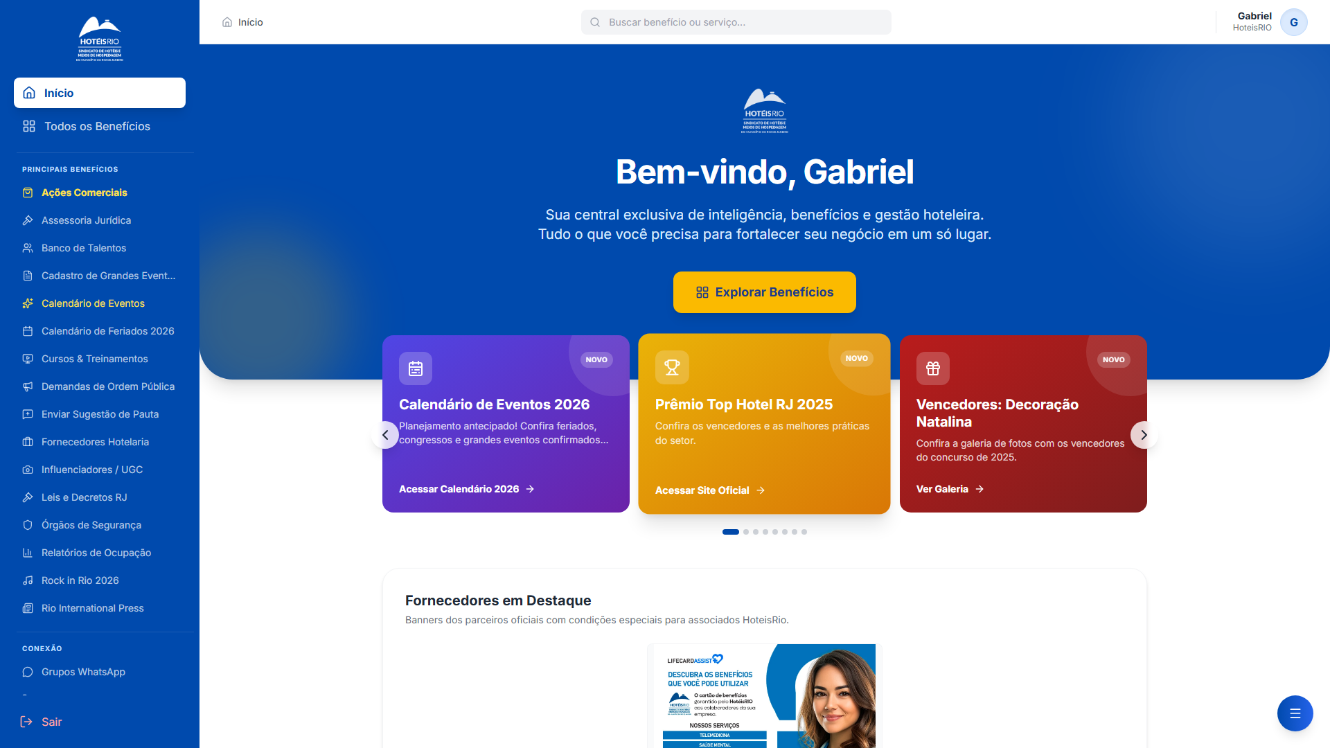 Relatórios de Ocupação