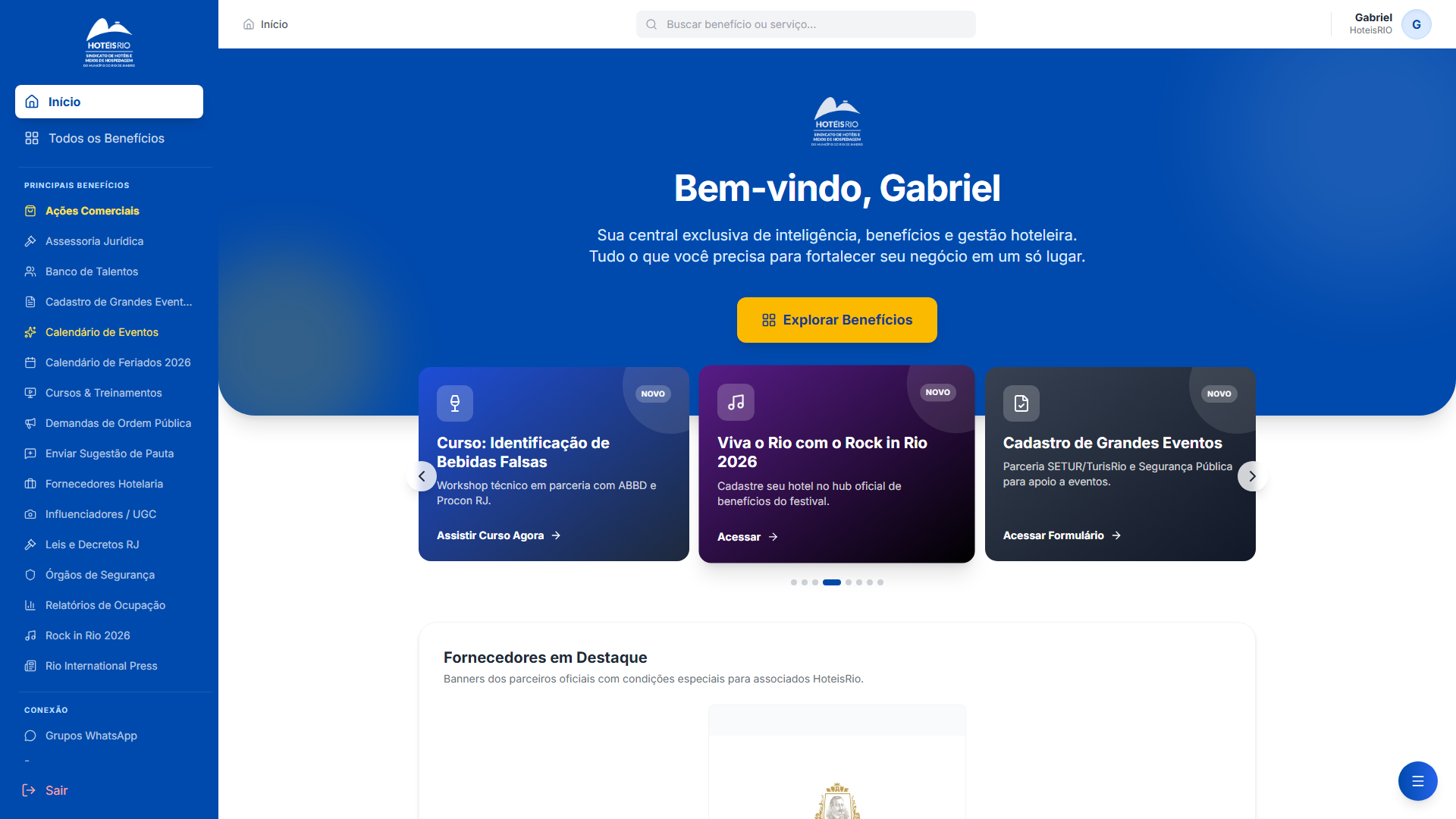 Calendário de Eventos 2026